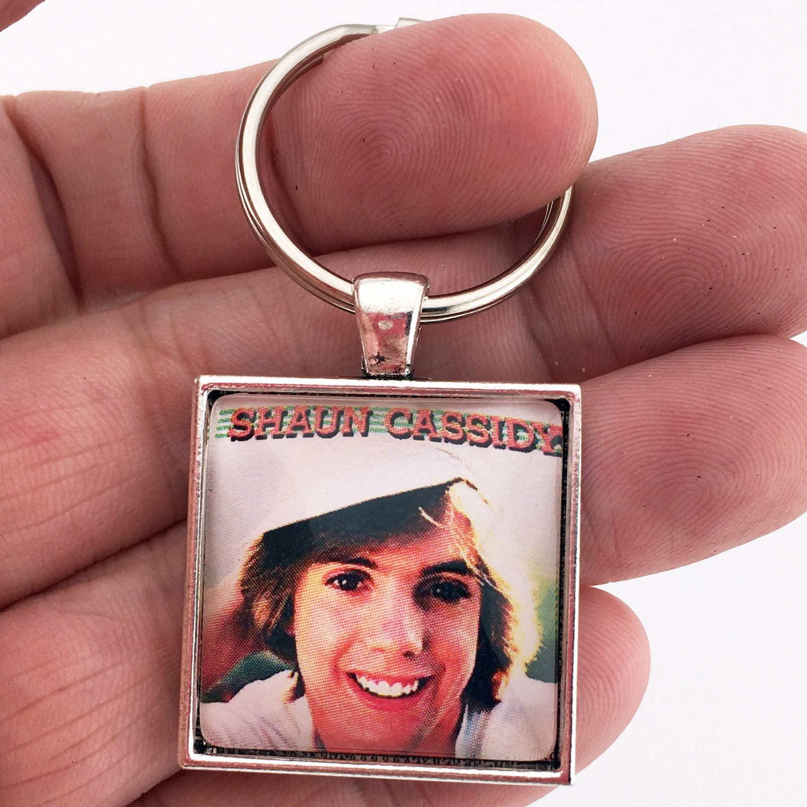 Shaun Cassidy Album Cover Image 1970’s Heartthrob 1″ x 1″ Keychain or Necklace