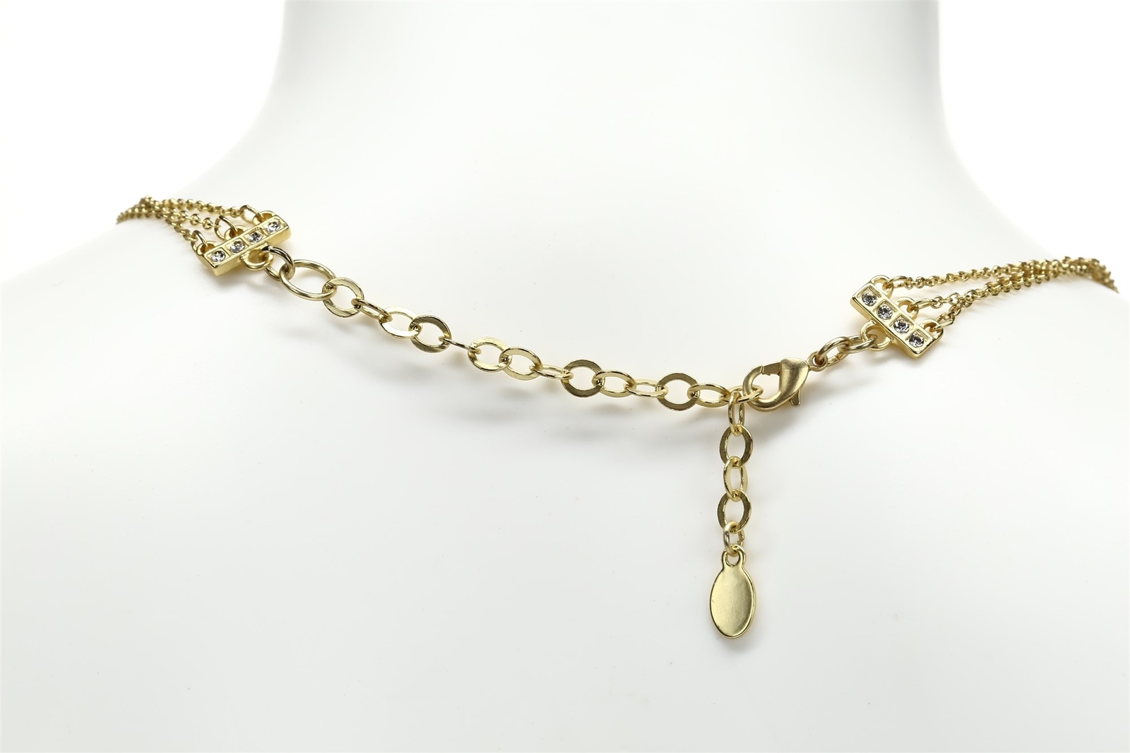 SEQUIN ‘Color Karma’ Triple Strand Pendant Necklace 142754