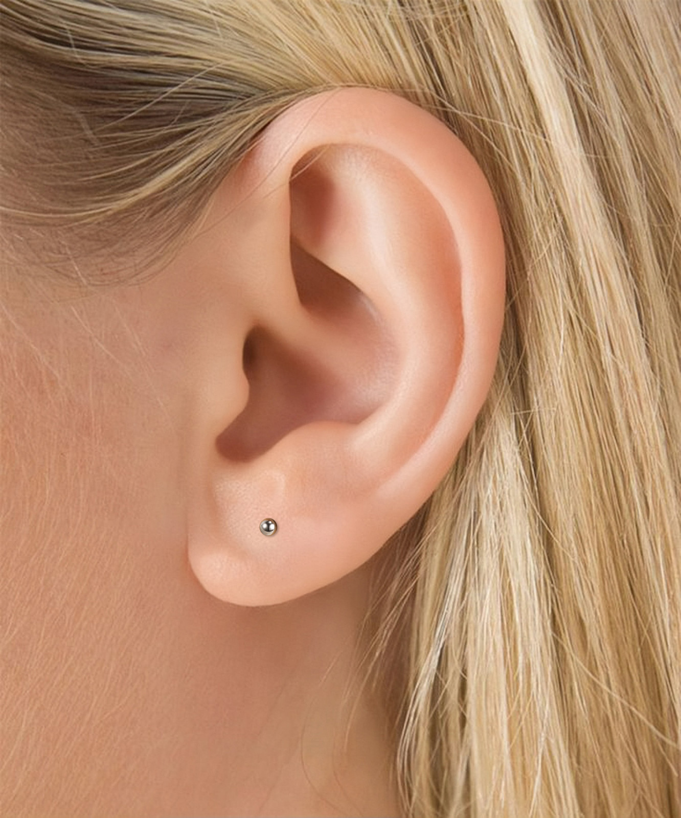 16G 18G Stainless Steel Stud Earring Spike Helix Tragus Barbell Piercing Jewelry