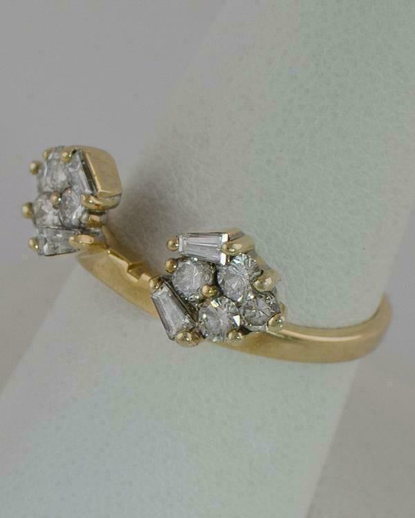 1.50Ct Round Created Diamond Enhancer Wrap Band Ring 14k Yellow Gold Plated