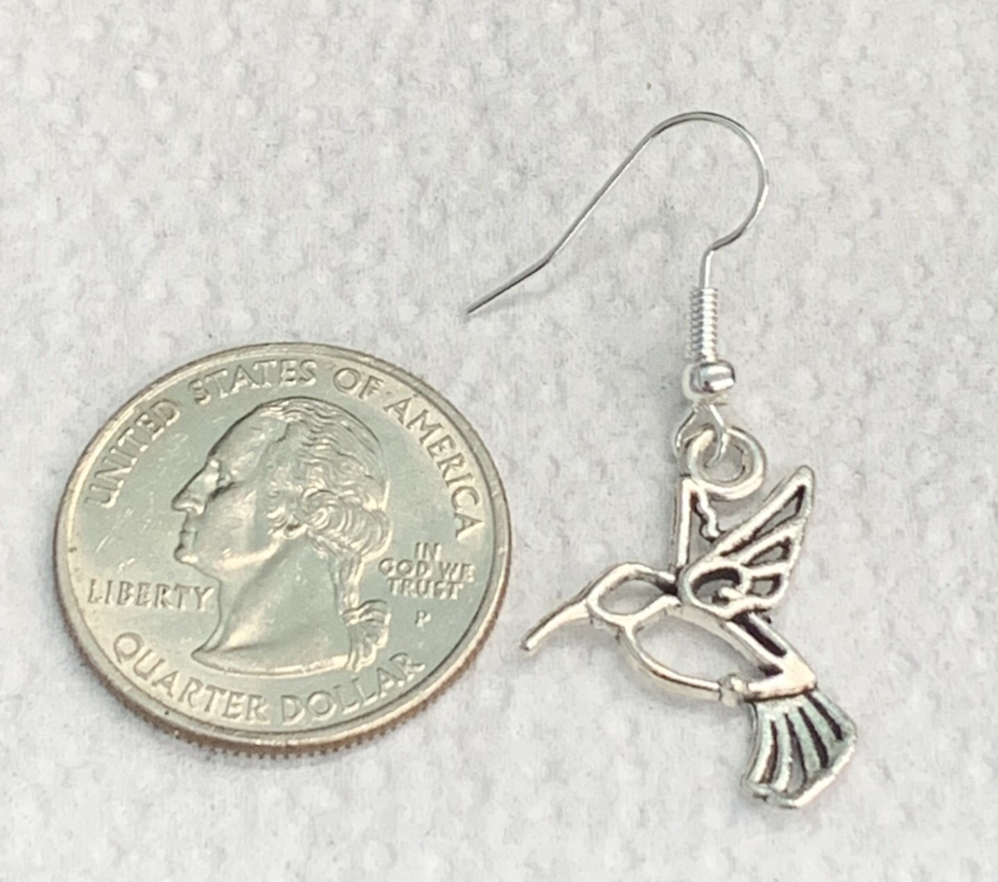 Hummingbird Earring, Bird Earrings, Bird Jewelry, Gift Idea, Hummingbird Jewelry