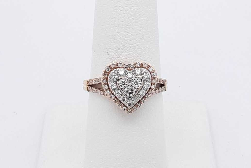 0.33cttw Diamond 10k Yellow Gold Ring 3.4 Grams Size 7 Eb0526lexsa