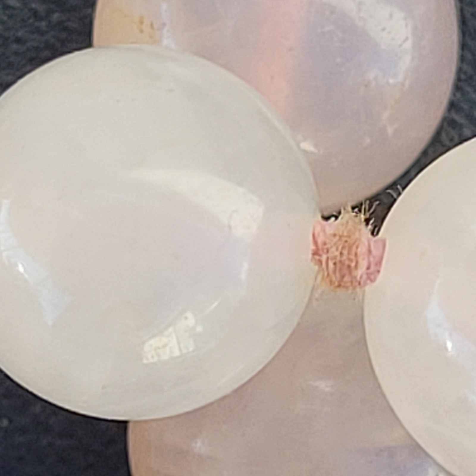 Hand-Knotted Natural Rose Quartz Bead Necklace with Carved Pendant 10mm 32″