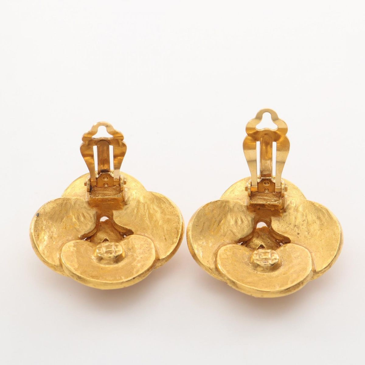 CHANEL Coco Mark Flower Earrings Unspecified Color One Size Used