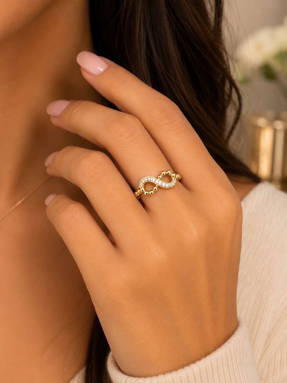 10Kt Gold Womens ring | Size 7 | 2.5gms # 71985