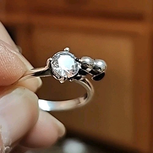 Peanuts Snoopy Hug Ring Size 7 925 Silver