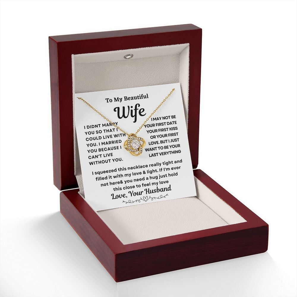 To My wife Gift Necklace From Husband Partner, Future Wife Gift, romantic gift