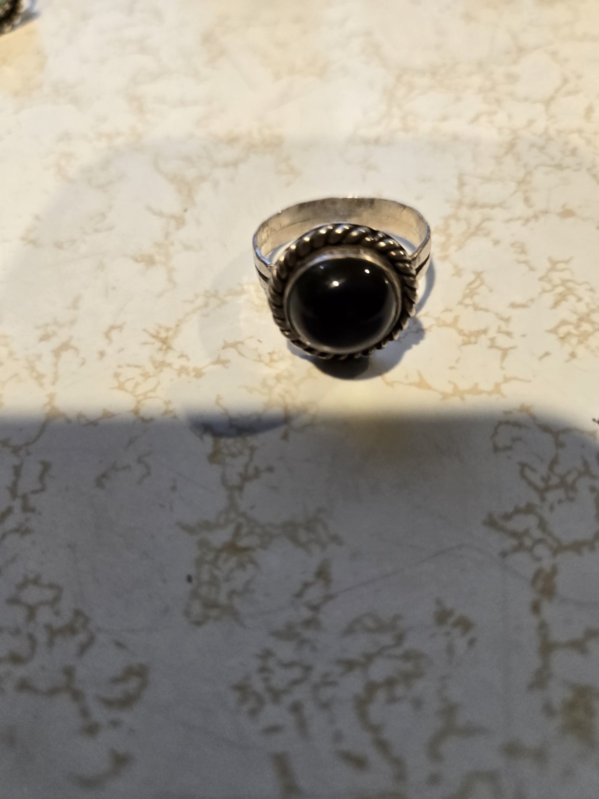 Handmade Mood Ring Changes Colors Multicolor Sterling Silver Size 10/11
