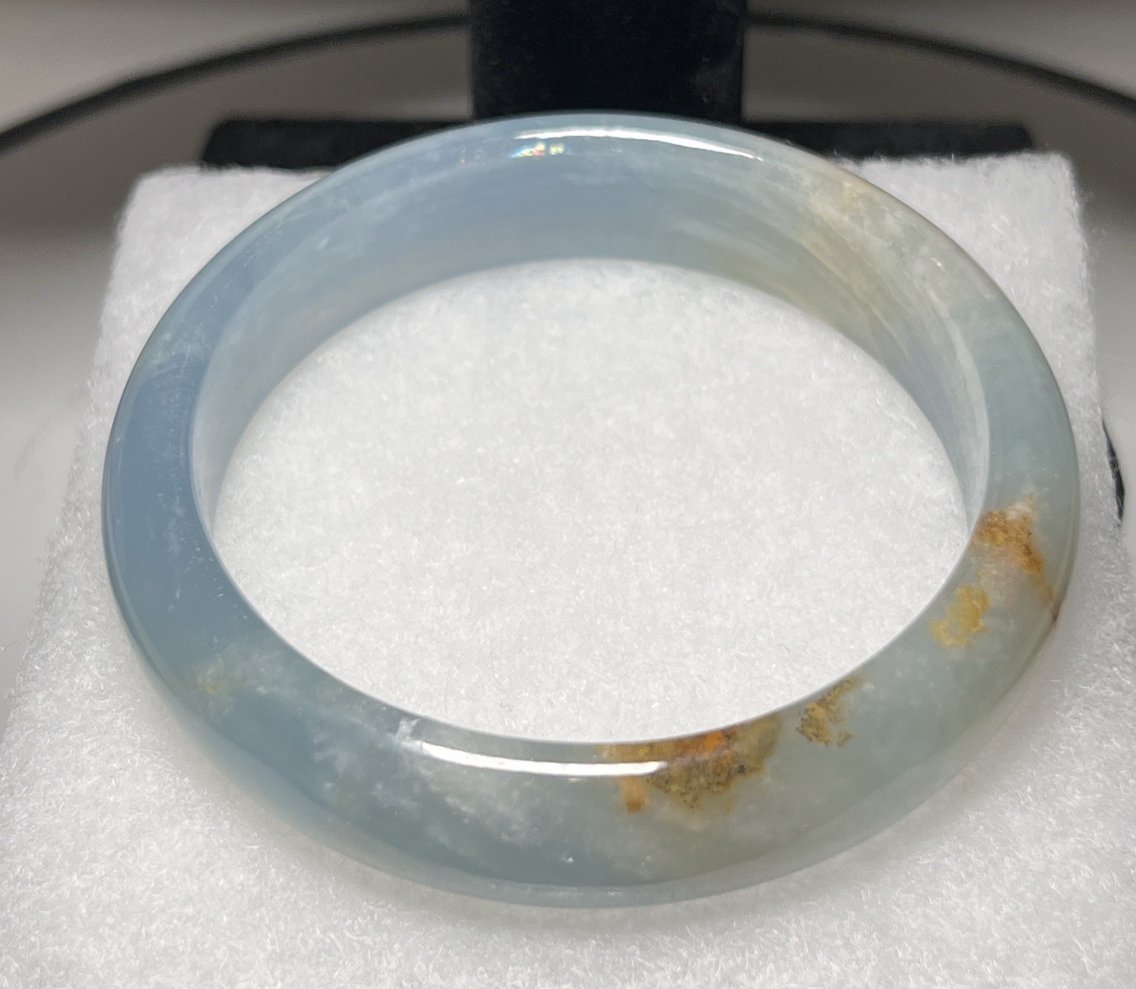 Blue Onyx Bangle Inner Diameter Size 61mm See Pics
