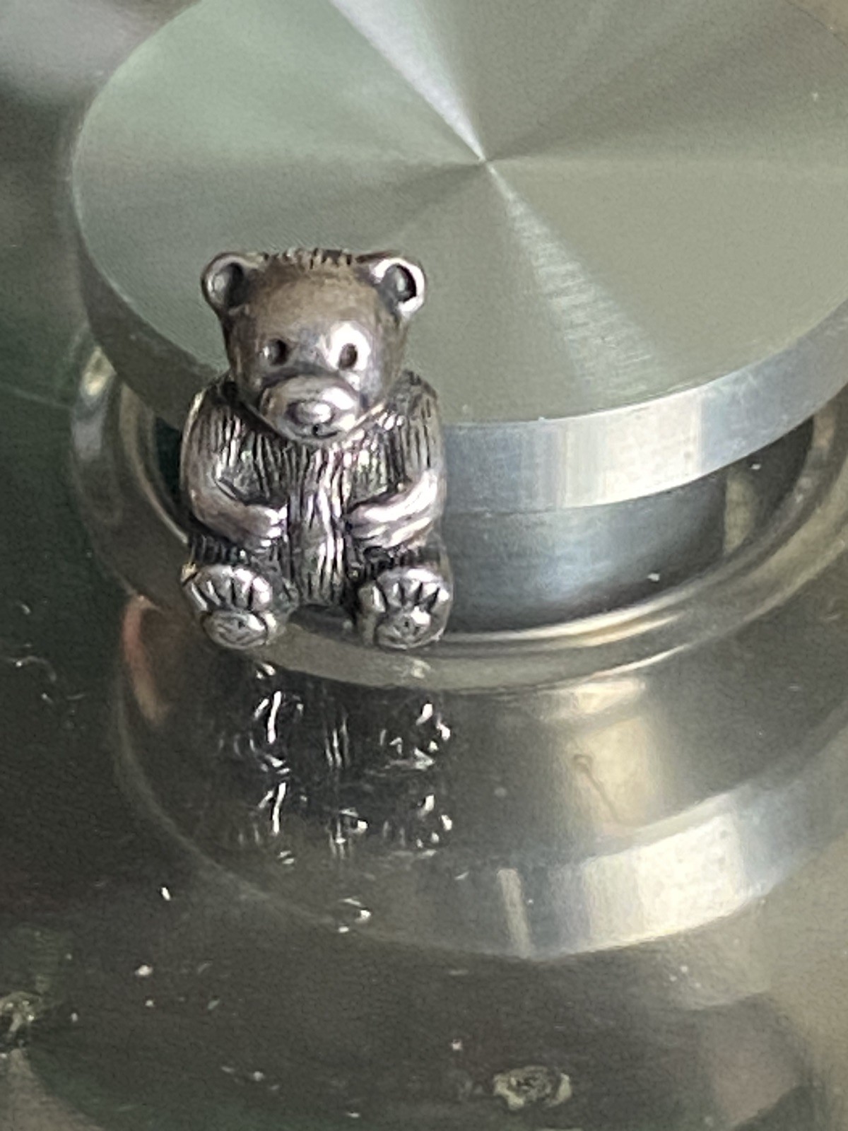PANDORA S 925 ALE STERLING SILVER TEDDY BEAR CHARM BABY GIFT NEWBORN