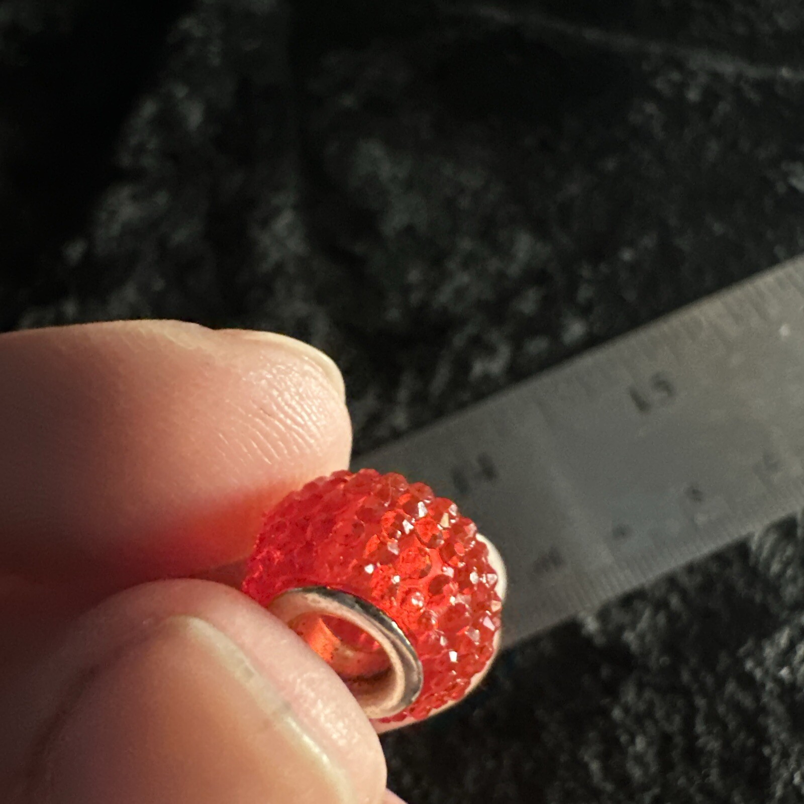 Glass And Plastic Metal Core Charms And Spacers