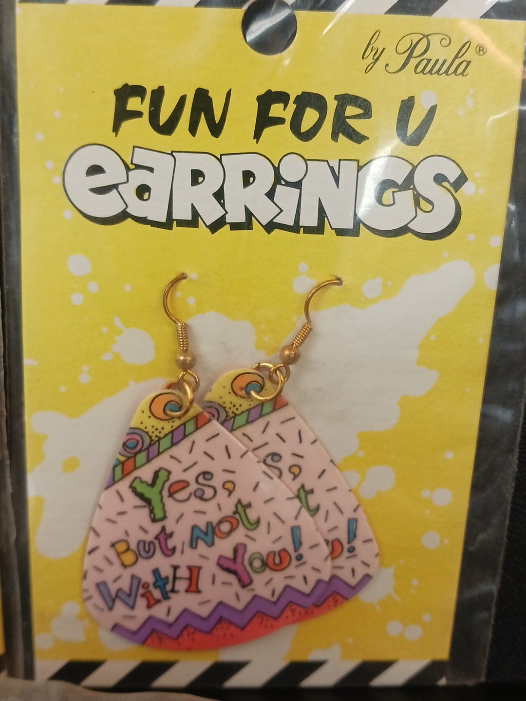 Fun For U by Paula Earrings Lot (19) Vintage 1990’s Novelty Jewelry – New NOS