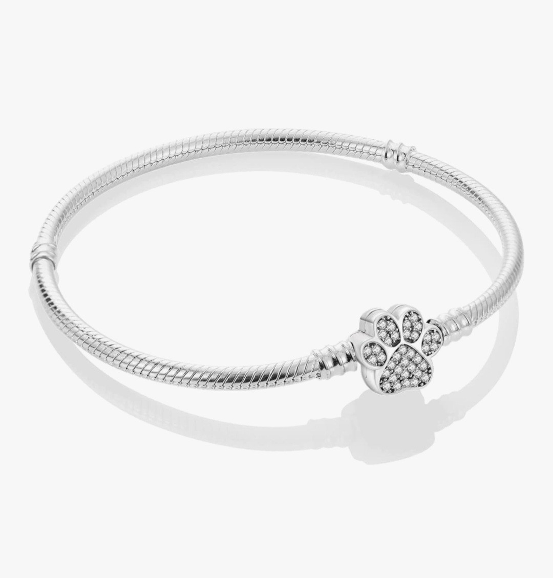 MULA Pulsera con dije de serpiente de plata de ley 925, diseño de mariposa
