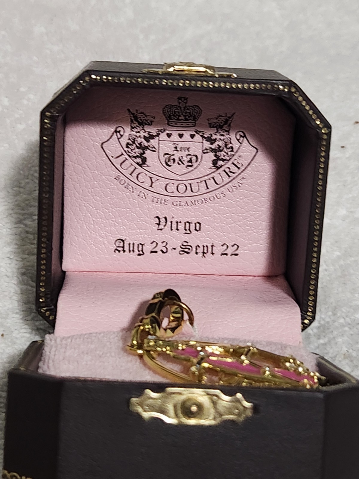 JUICY COUTURE ZODIAC VIRGO CHARM YJRU1002 2007