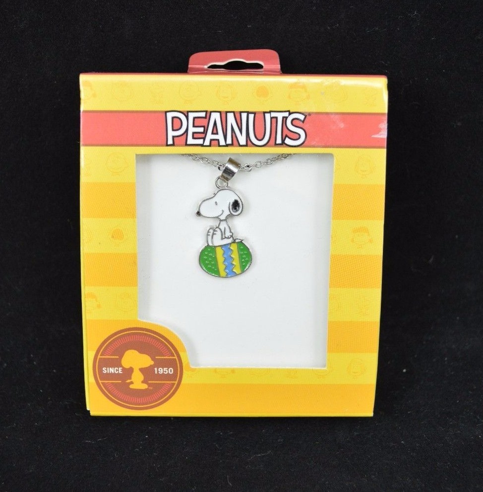 Girls Kids Peanuts Snoopy Woodstock Necklace 16″ w/ 2″ extender #250