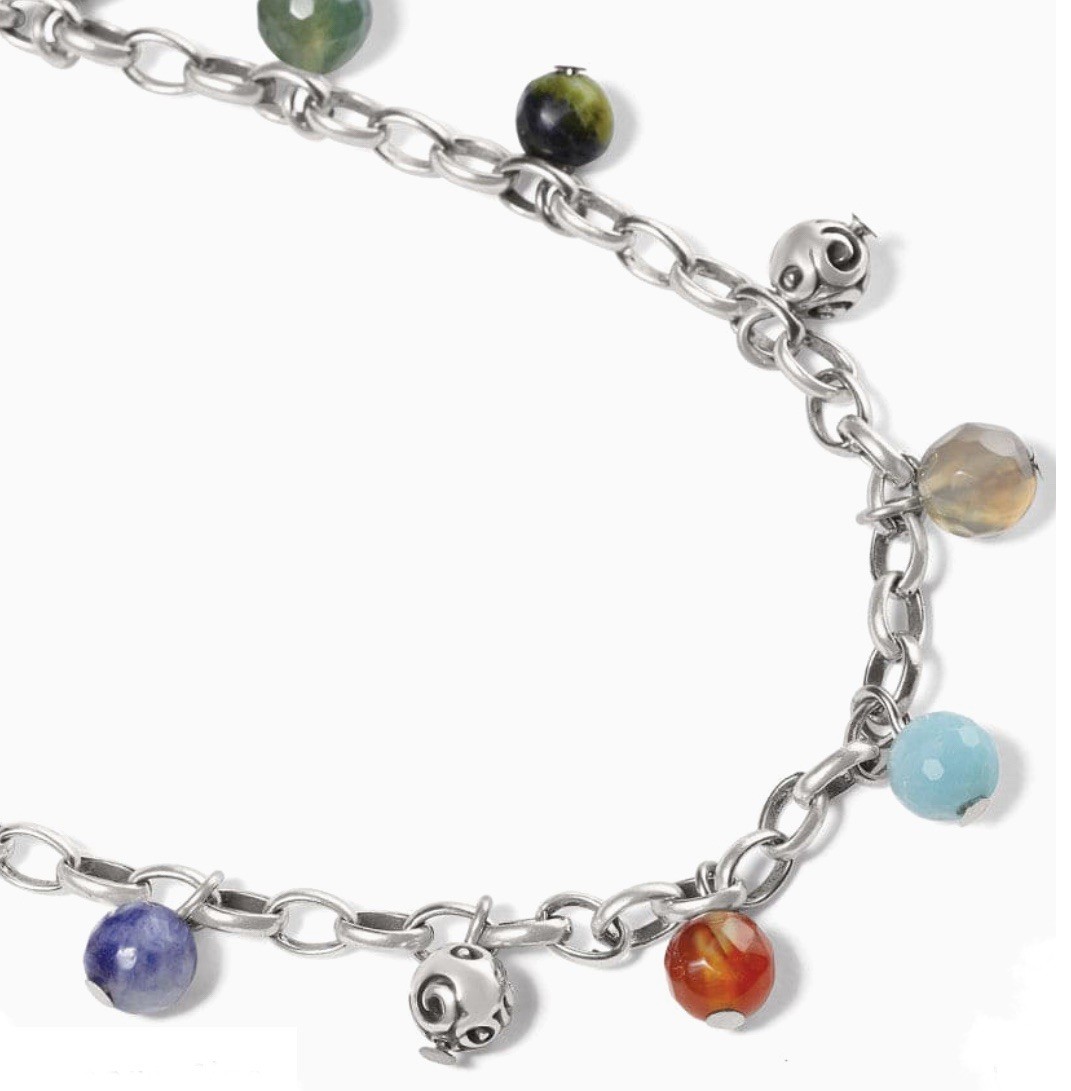 Brighton Contempo Multi Beaded Desert Sky Droplets Necklace JM7297 NWT MSRP $118