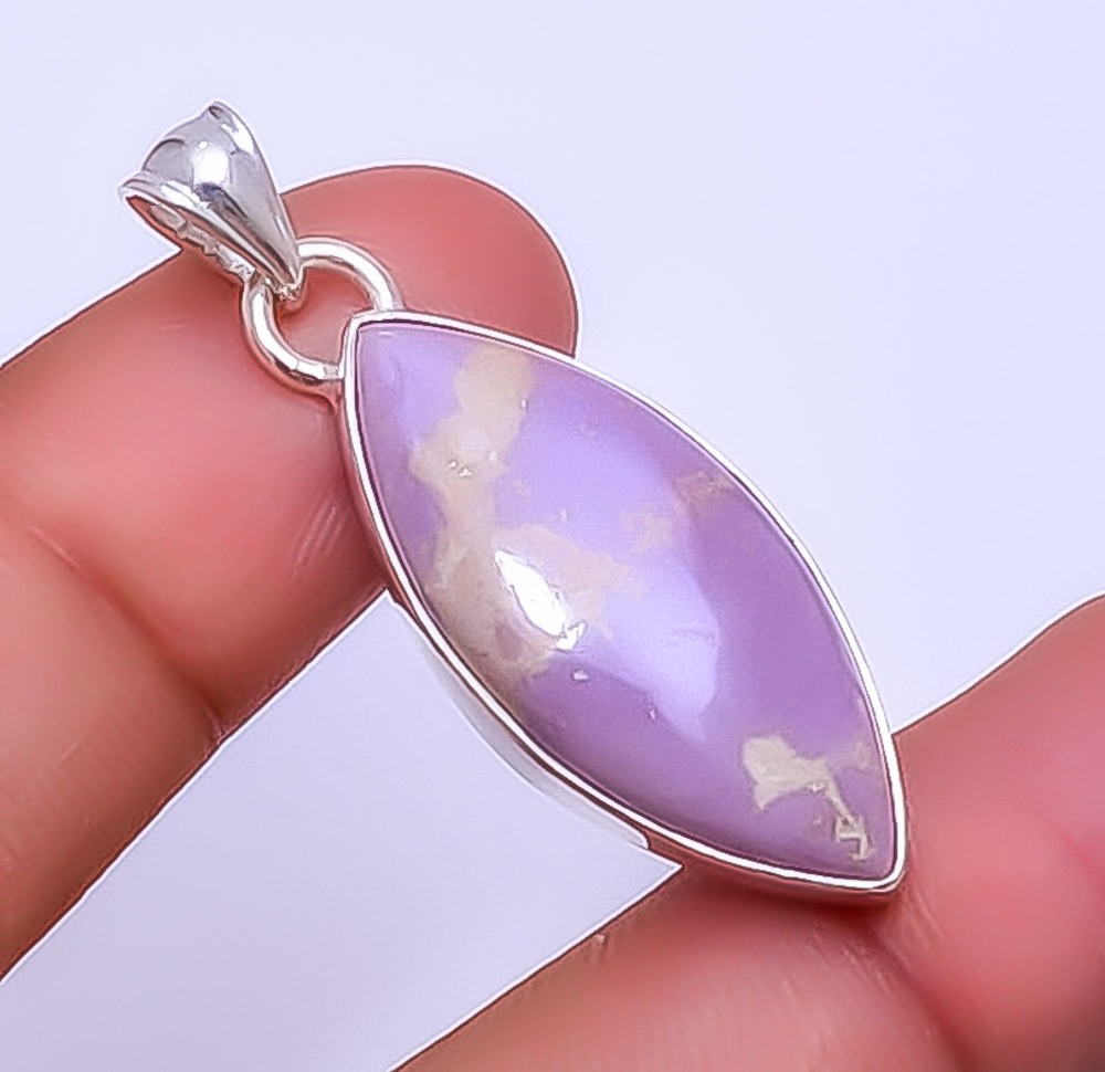 Phosphosiderite – Argentina Gemstone 925 Sterling Silver Pendant 1.76″ P53