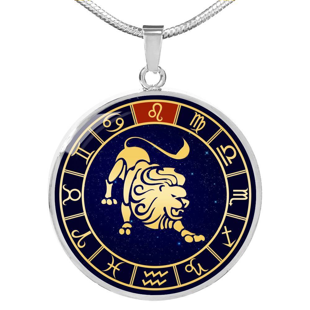 Leo Zodiac Horoscope Luxury Necklace for Women, Birthday Gift for Wife Mom Aunt