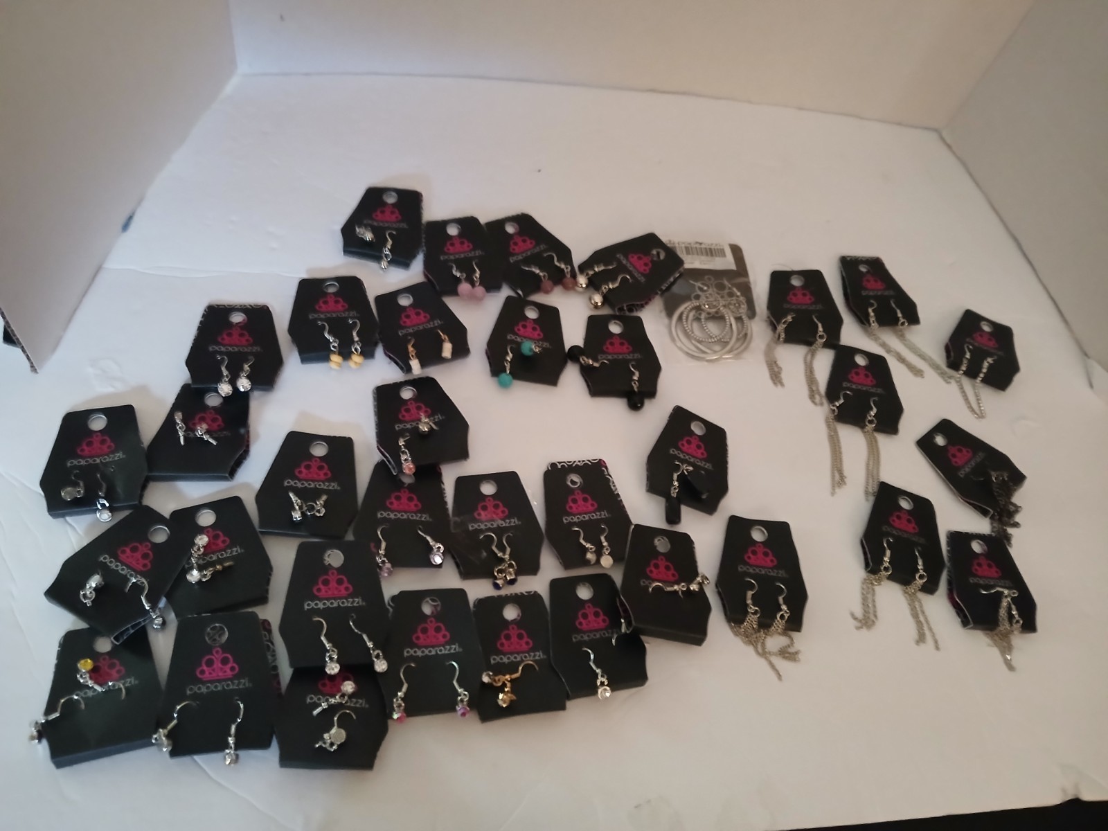 37 Pairs of Paparazzi Earrings Assorted Styles