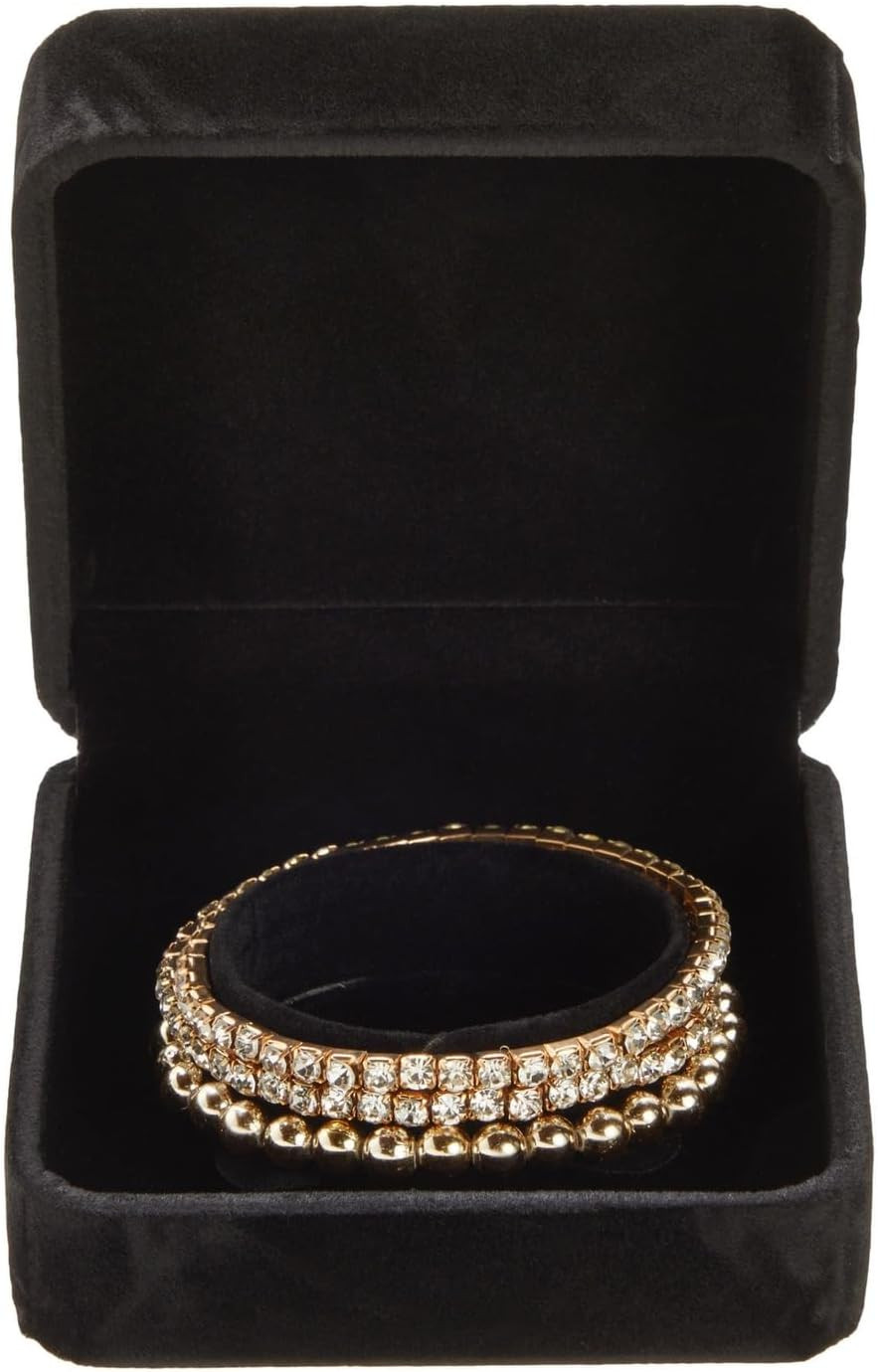Small Velvet Jewelry Gift Box for Women, Bracelets, Rings, Earrings, Necklace (B