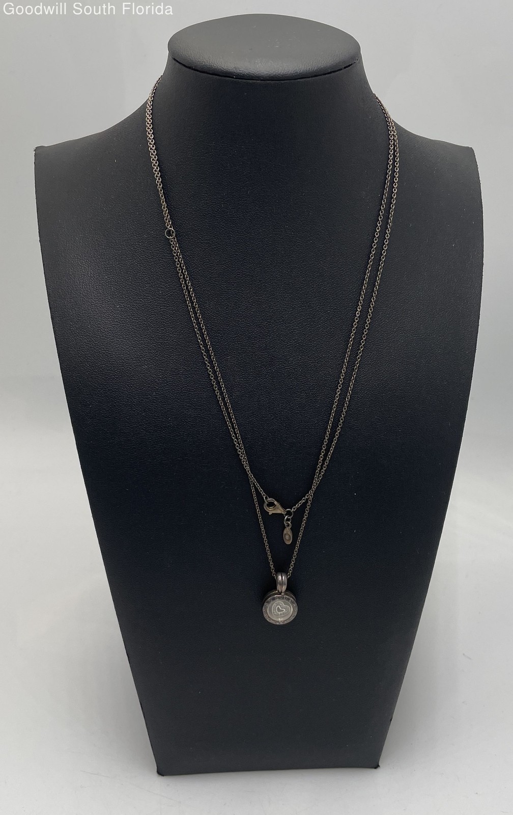 Pandora Silver 925 ALE Chain W/Pendant Weight 10.0gr