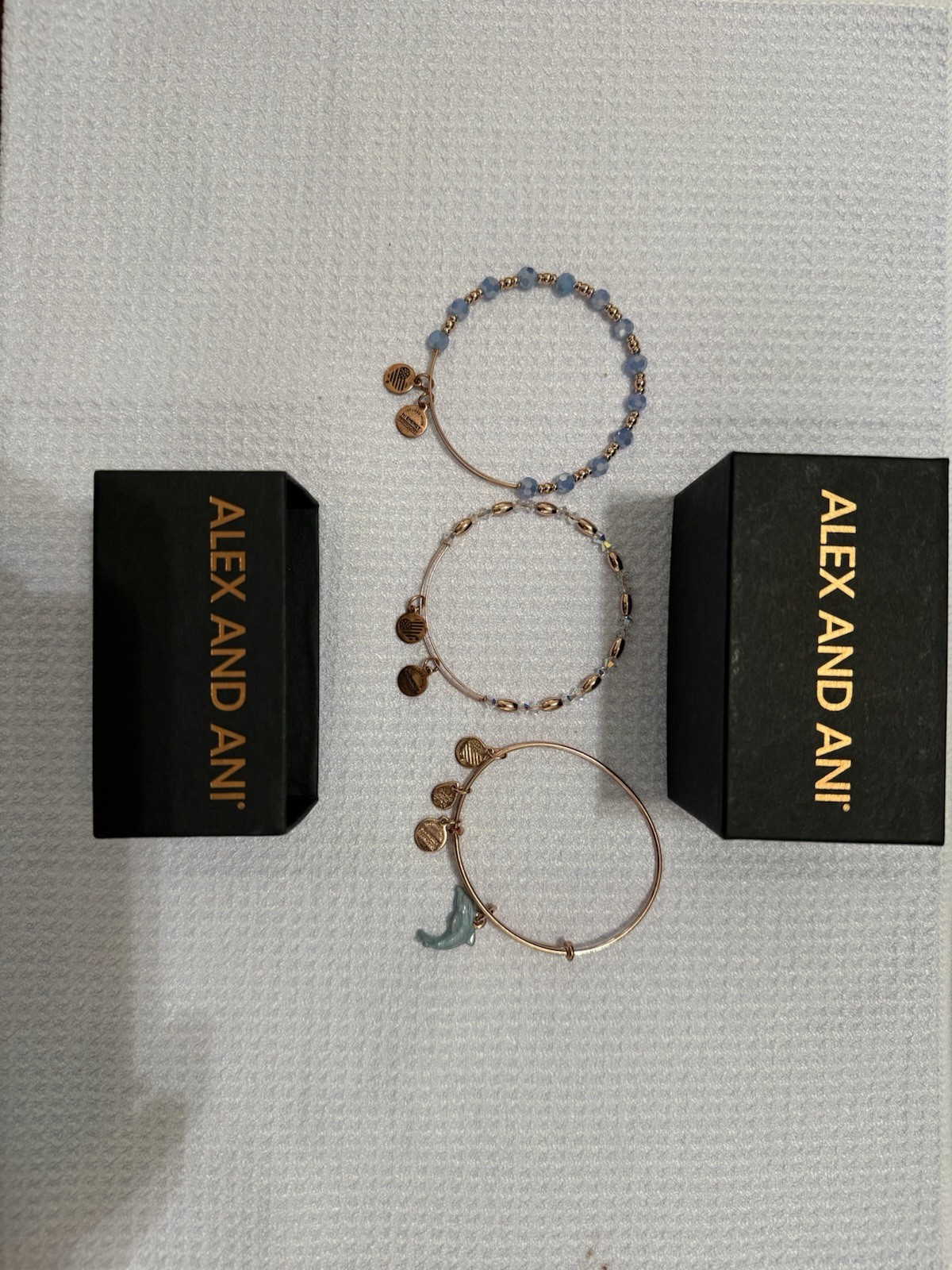 Alex and Ani Bracelet Set 3 Pieces with Various Designs