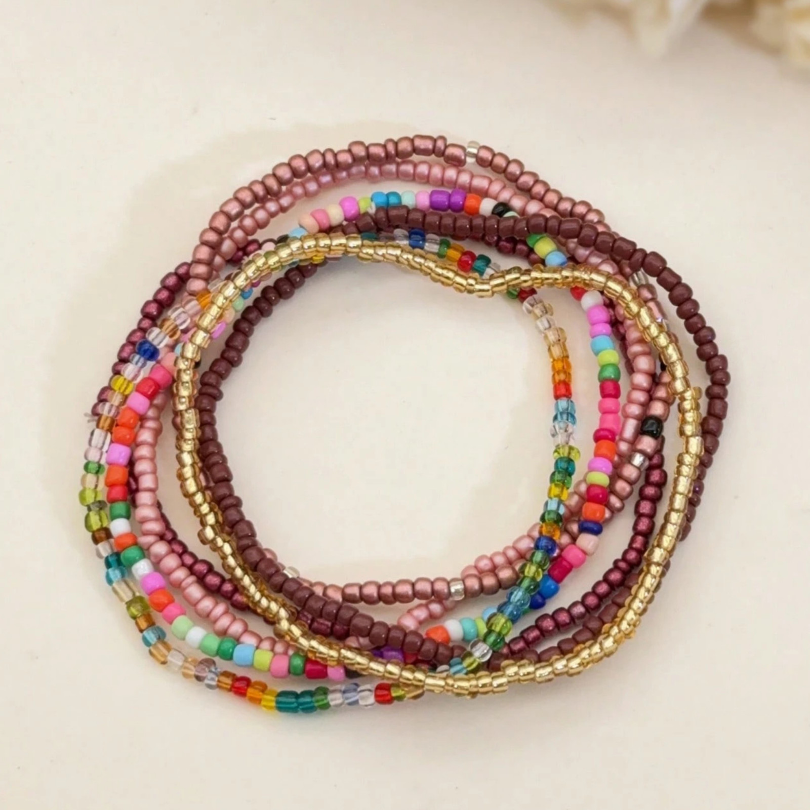 Boho Handmade Beaded Anklet Bracelet Adjustable Beach Summer Anklet for Women US