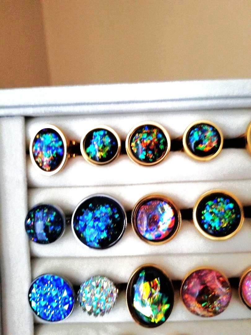 30 Ring Box – NEW Wholesale Rings in All Stainless-Steel with Adjustable Bands