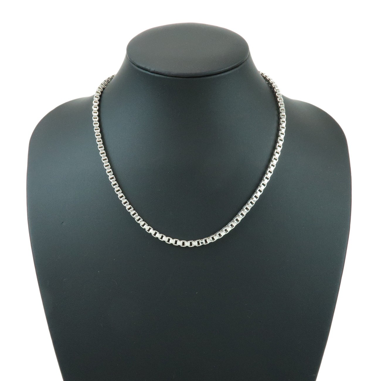 Tiffany & Co Venetian Link Necklace SV925 Silver Authentic Used F/S