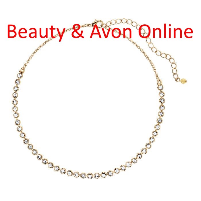 Avon Sparkling Accents Choker – Goldtone Only **Beauty & Avon Online**