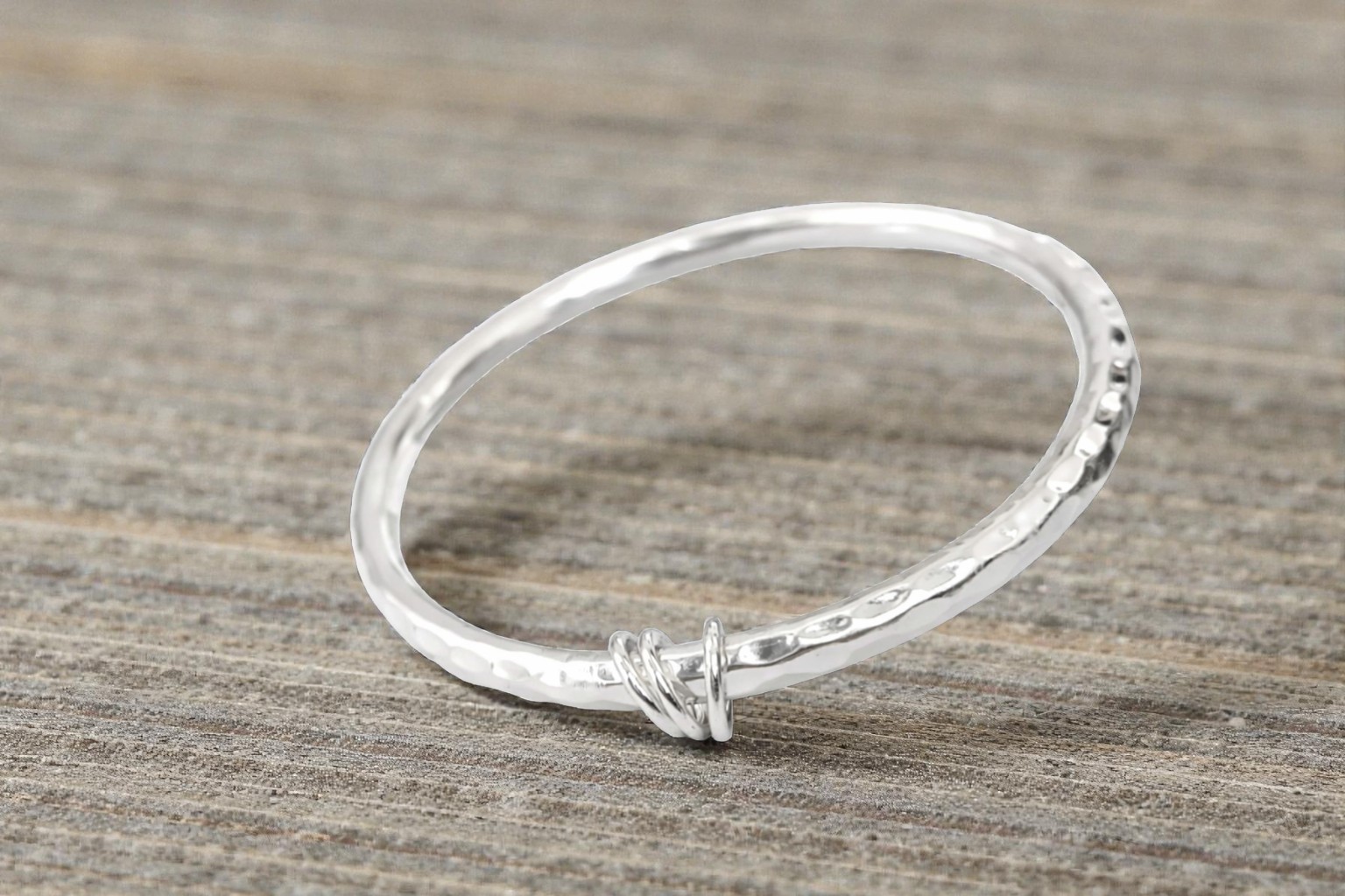 Hammered Wide Bangle For Women 925 Solid Thick Heavy Sterling Silver Bangle