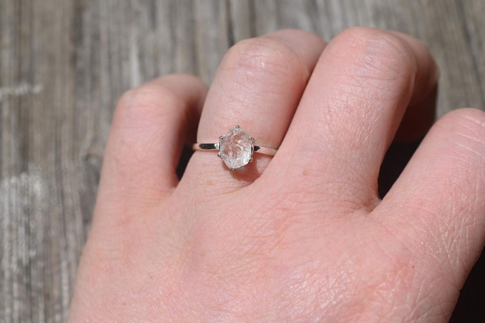 Engagement ring Lake county diamond sterling silver size 3 4 5 6 7 8 9 10 11 12