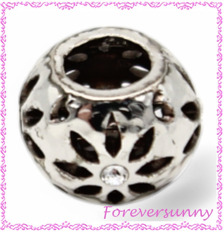 Brighton Trade Winds Flower Cutout Crystal Bead Spacer