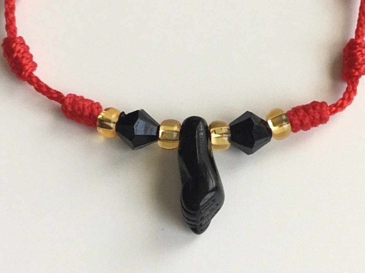 PULSERA ROJO DE AZABACHE PROTECCION Y SUERTE/AZABACHE RED BRACELET ADULT – B53