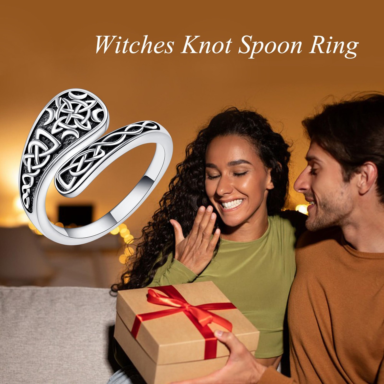 Spoon Ring 925 Sterling Silver Turtle/Celtic Knot/Mountain/Bee/Dragonfly/Moth…