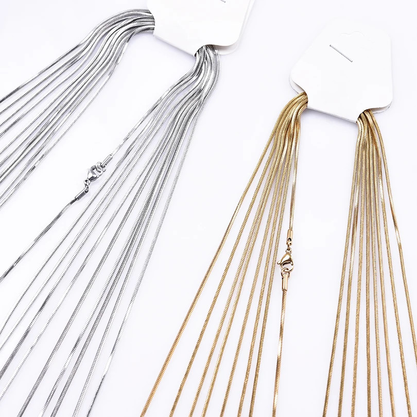 High Quality Stainless Steel Snake Hanging Chain For Women Men Long Necklace…