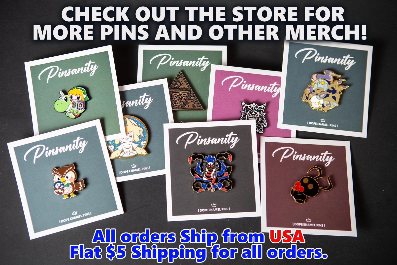 Dragapult Family Pin – Fast Shipping from USA – Brooch – Pokemon Dreepy Drakloak