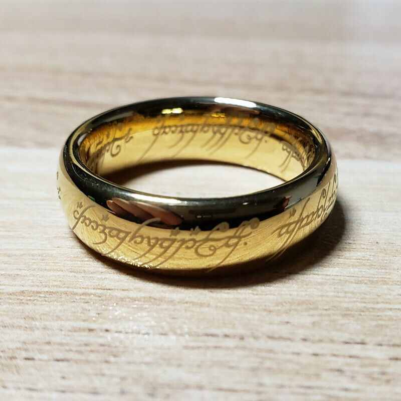 Lord of the Rings The One Ring Tungsten Jewelry Collection Best Gift New