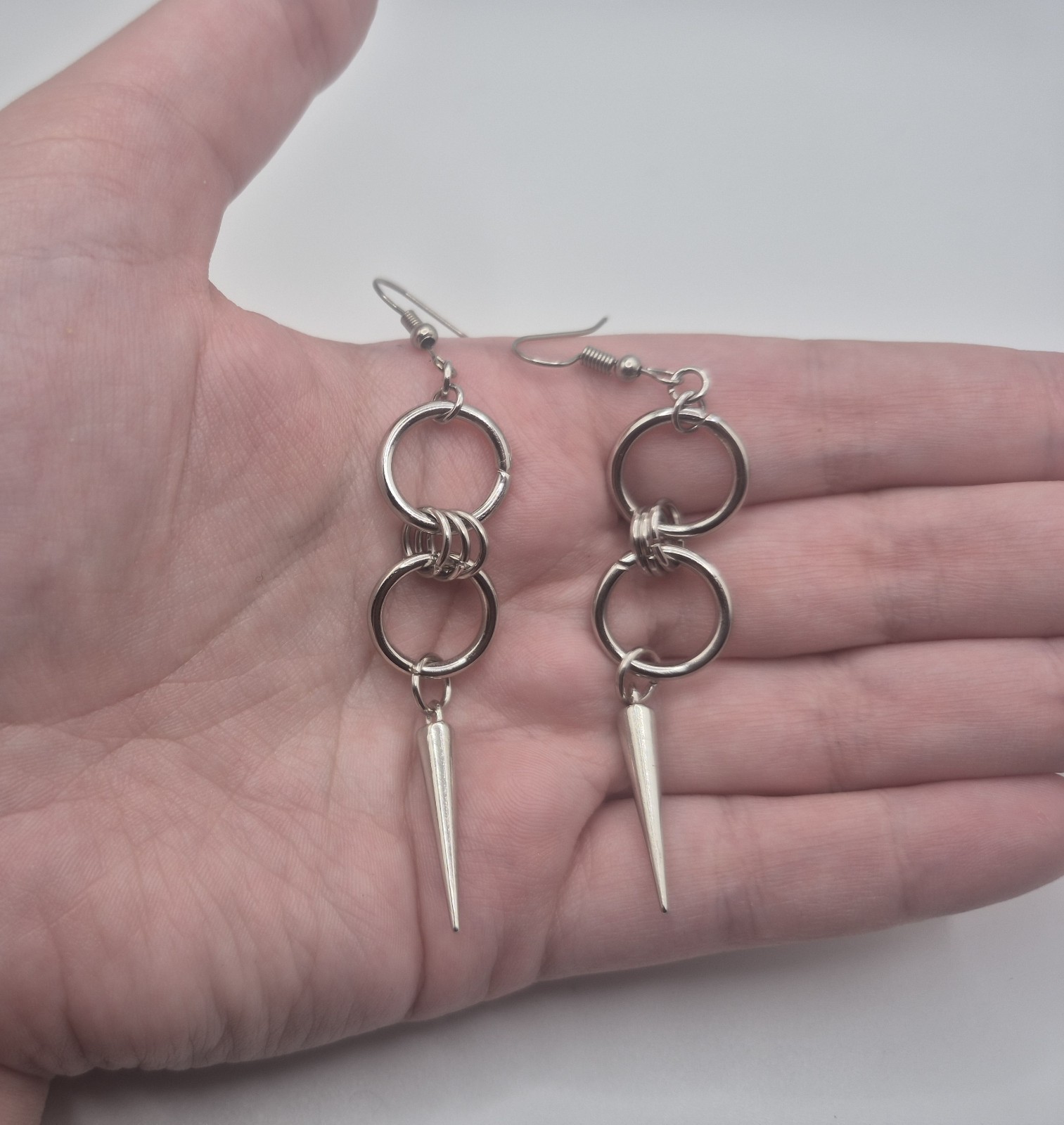 Chainmail Punk Earrings