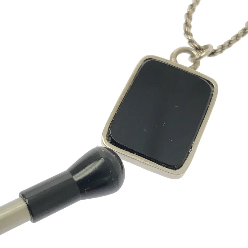 Sophie Buhai RECTANGLE PENDANT SILVER Necklace black Women Used