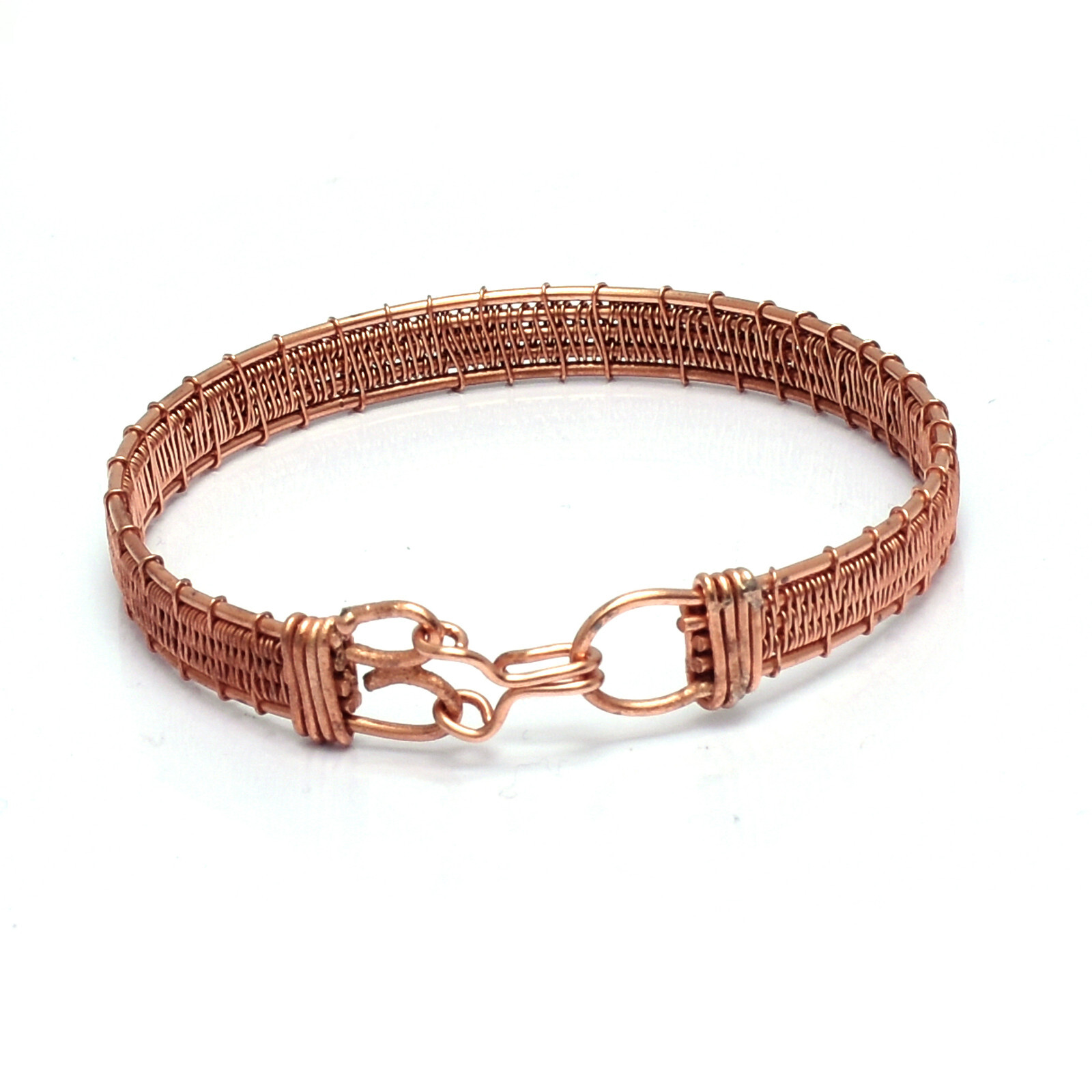 Pure Copper Wire Wrapped Designer Handmade Jewelry Bracelet Adjustable For Her