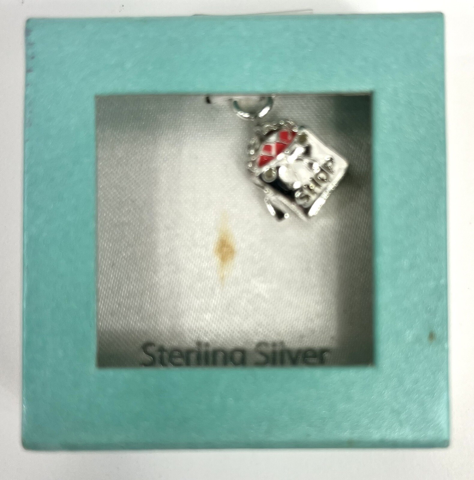 Sterling Silver Charms Bracelet Lot of 4 Charms Shoes, Pants, High Heel, Bag