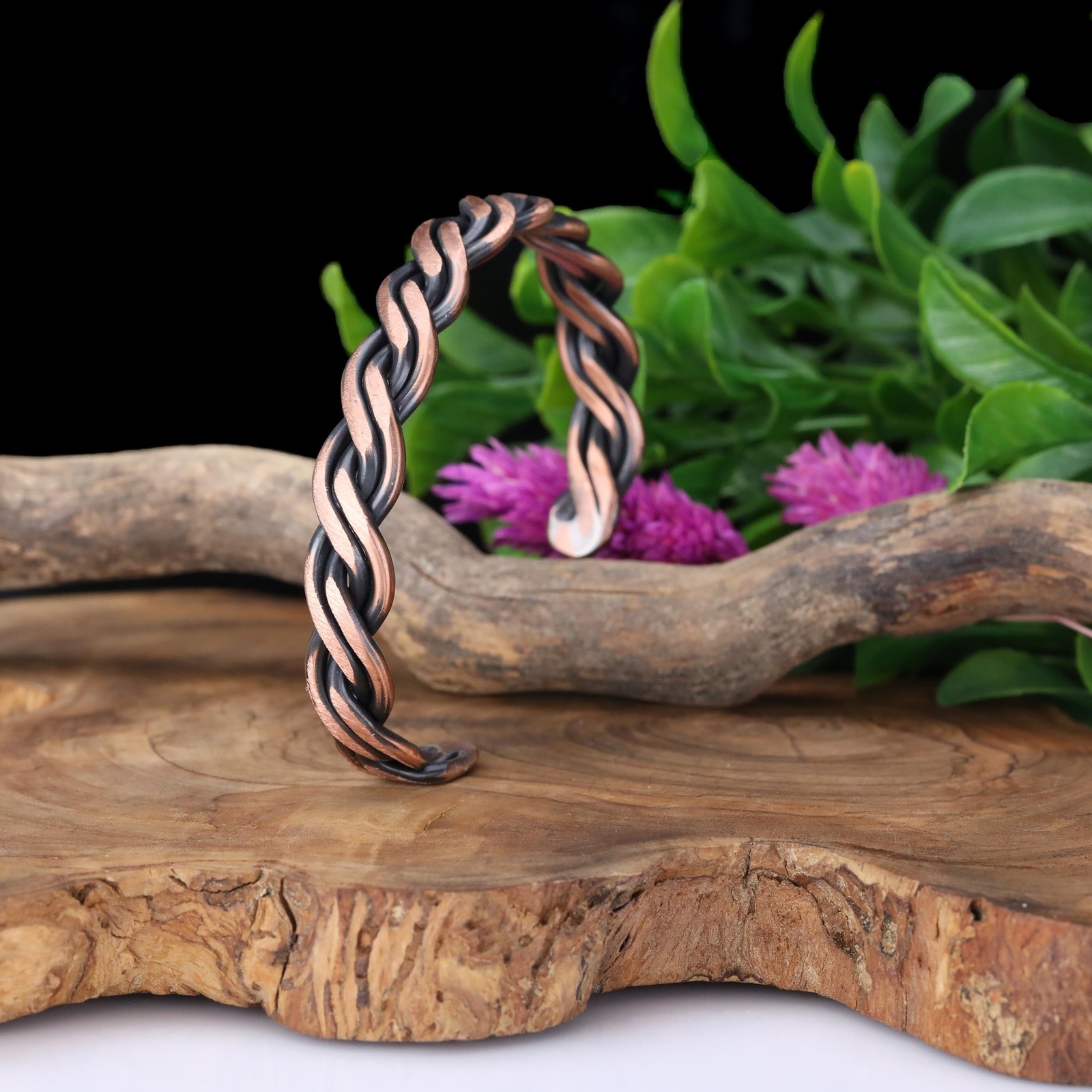 Handmade Elegant Copper Bracelet for Women and Men-Pure Copper Bracelet for P…