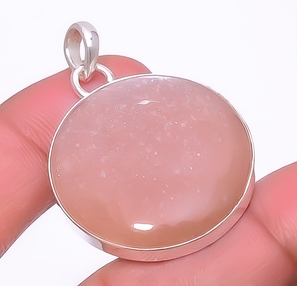 Moonstone – Sri Lanka 925 Sterling Silver Pendant 1.56″ P972911, Christmas Gift