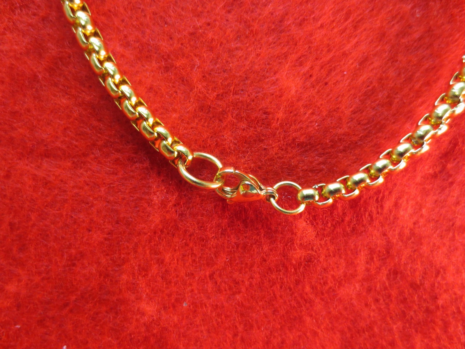 16″-60″ 4MM GOLD-SILVER-BLACK PLATED STAINLESS STEEL SMOOTH BOX ROPE CHAIN