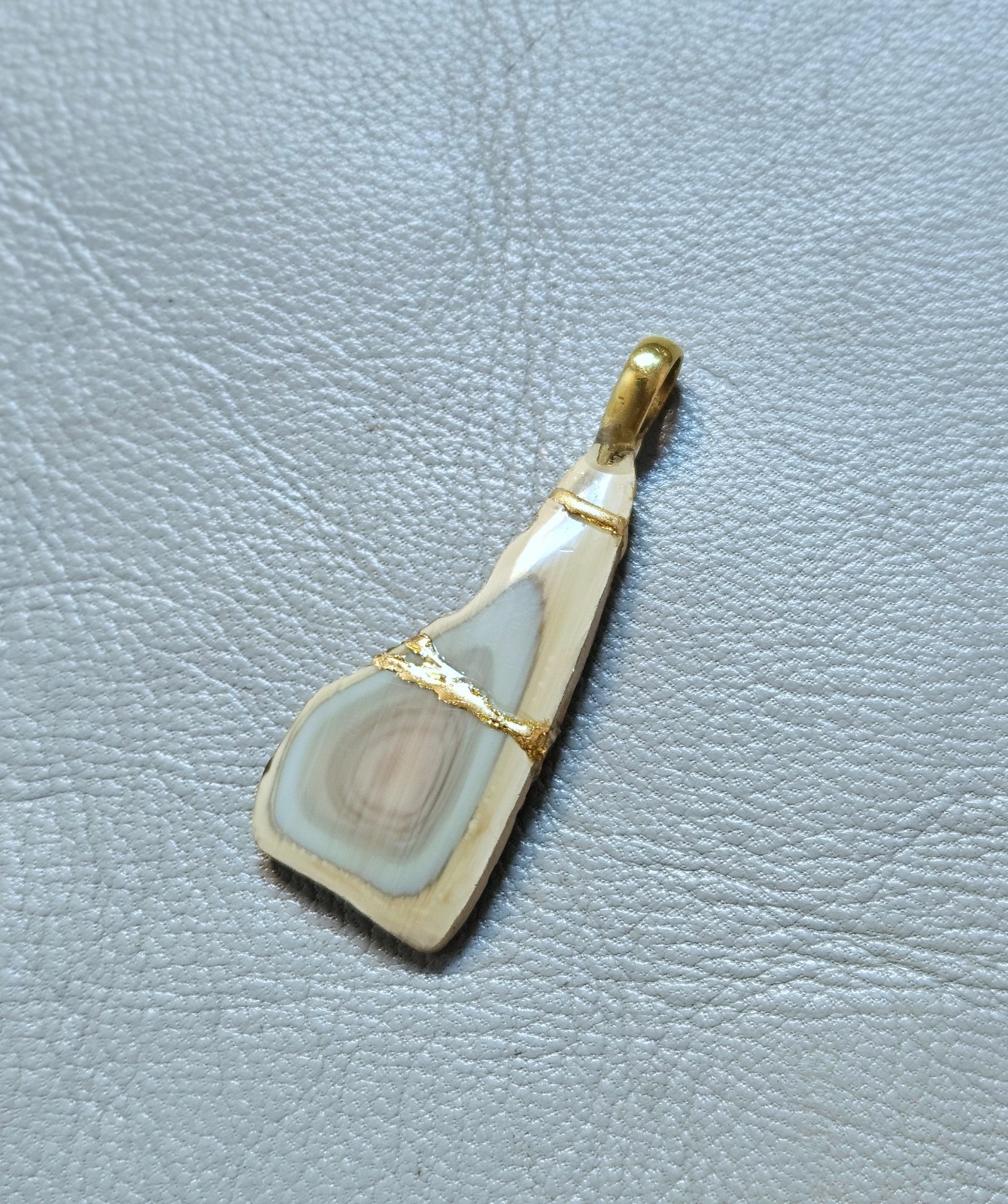 Royal Imperial Jasper Necklace Kintsugi Japanese Art Handmade Jewelry Gift