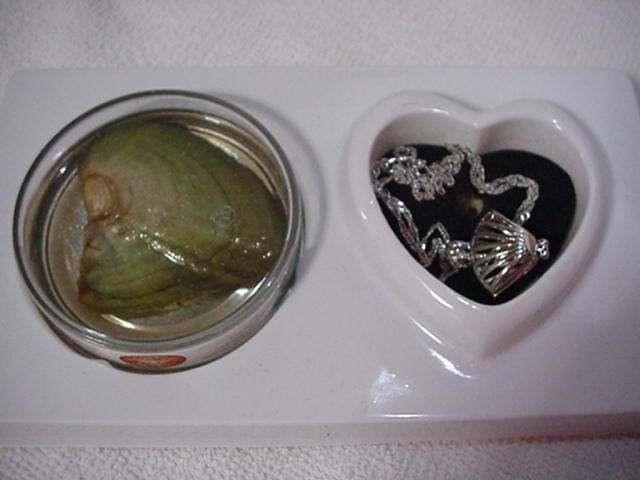 PUKA CREATIONS – “Love Pearl” – 18 KT GP Chain – Never Used/NIB