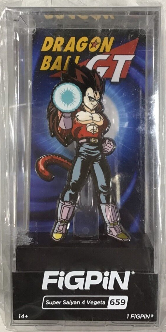 FiGPiN Dragon Ball GT Super Saiyan 4 Vegeta Classic Enamel Pin #659 – NEW