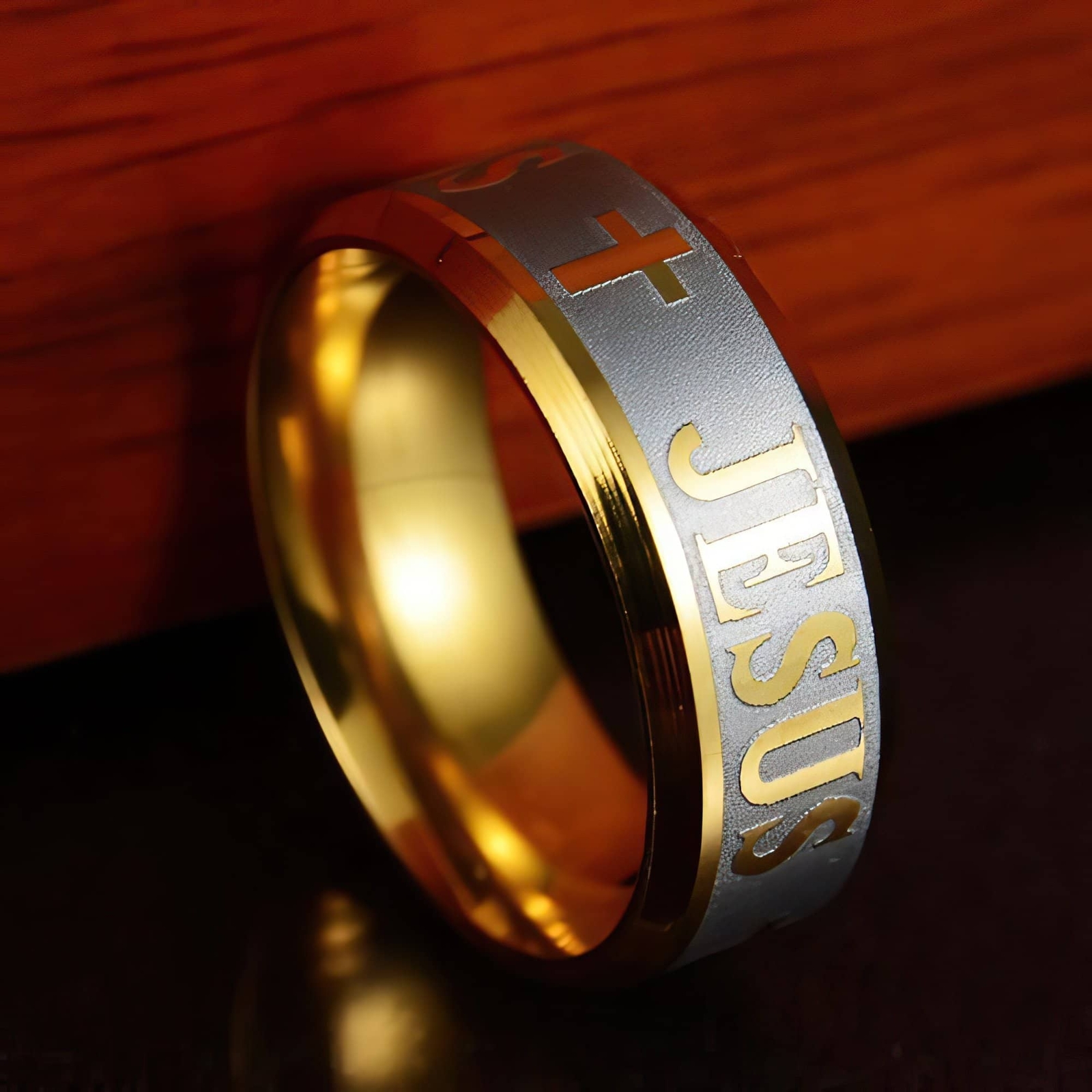 Jesus Stainless Steel Rings in 5 Styles Ships Free from the USA