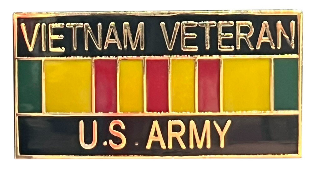 VIETNAM VETERAN (1-1/8″) US ARMY Military Hat Pin 1.5″ PREMIUM QUALITY